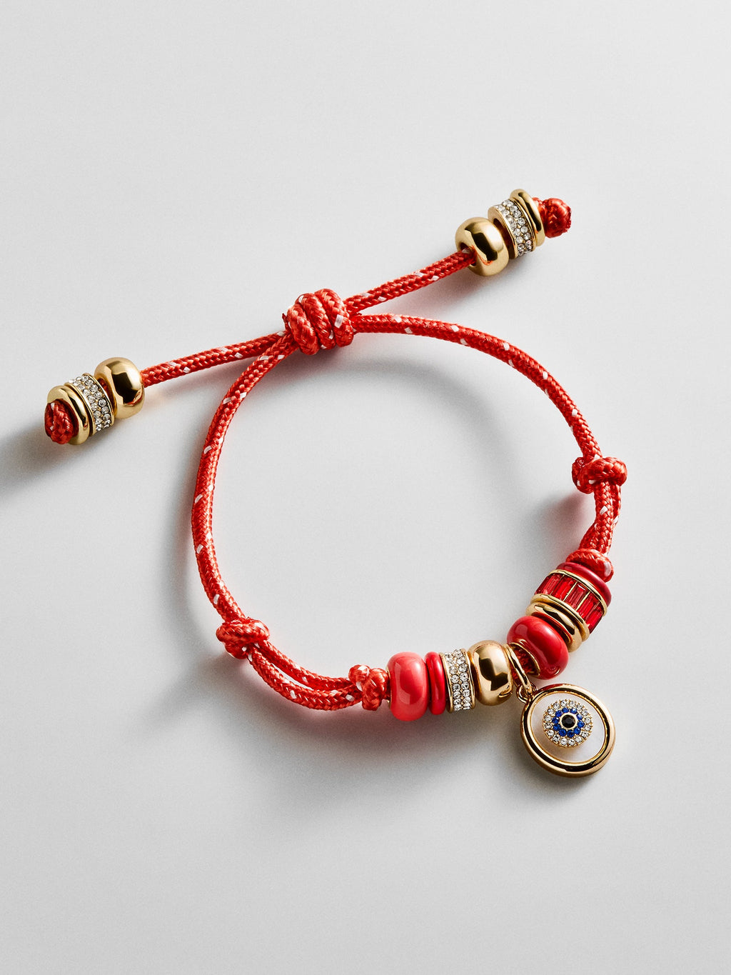 Eye Candy Evil Eye Paracord Bracelet - Red