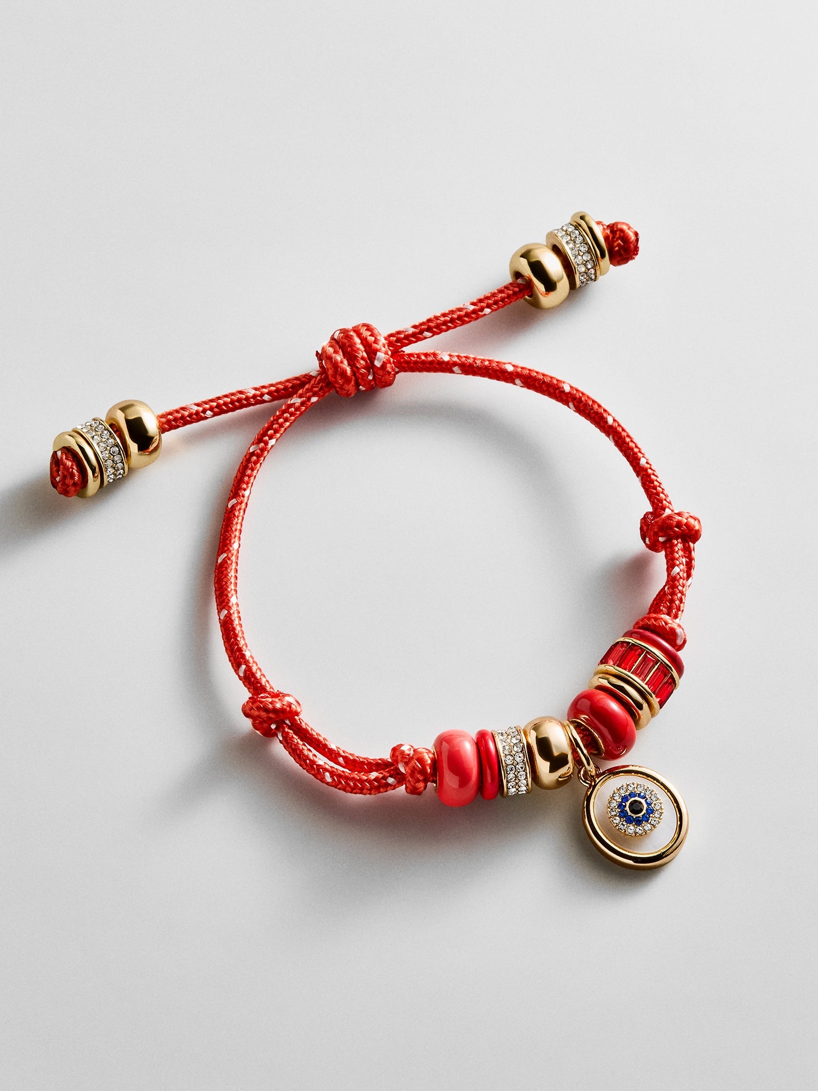 Eye Candy Evil Eye Paracord Bracelet - Red