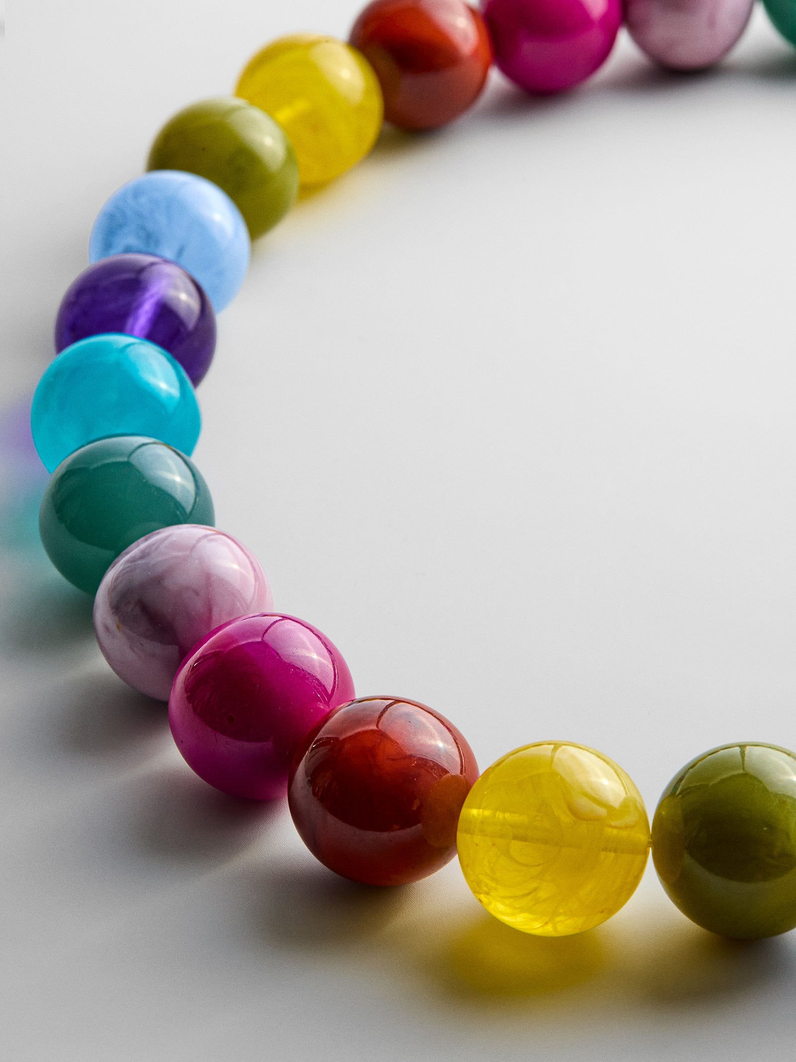 Jane Beaded Necklace - Multi Bead