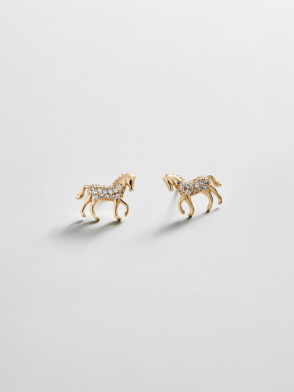 14K Gold Just For Fun Earrings - Horse