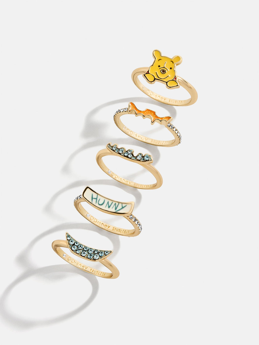 Disney Winnie the Pooh Ring Set - Gold