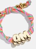 Knotty Initial Custom Bracelet - Bold Multi Double Letters
