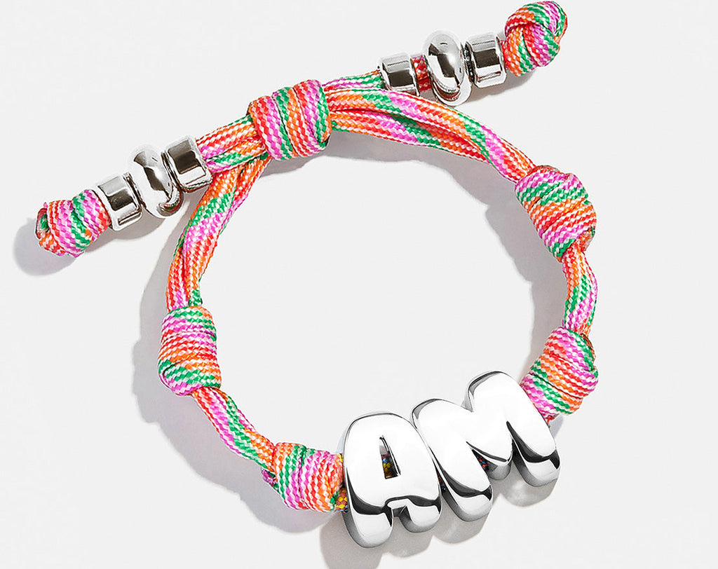 Knotty Initial Custom Bracelet - Bold Multi Double Letters