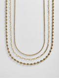 Taylor Waterproof Necklace Set - Gold