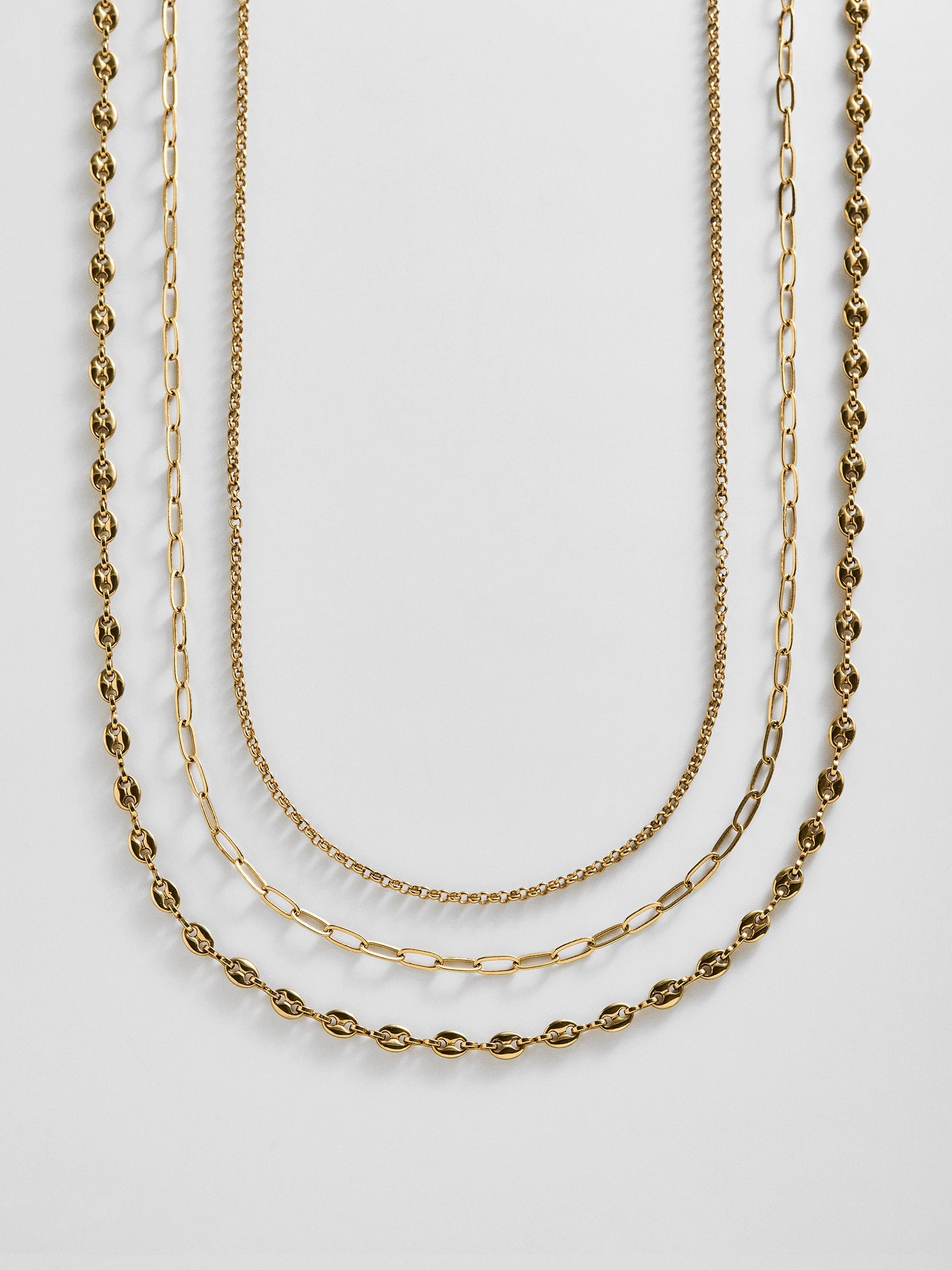 Taylor Waterproof Necklace Set - Gold