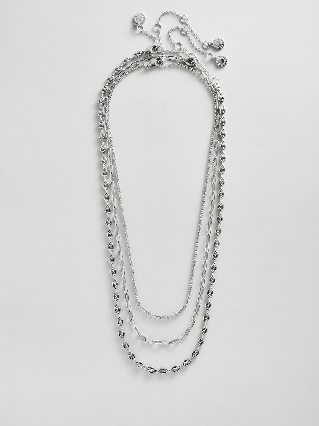 Taylor Waterproof Necklace Set - Silver