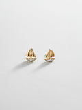 14K Gold Just For Fun Earrings - Sailboat