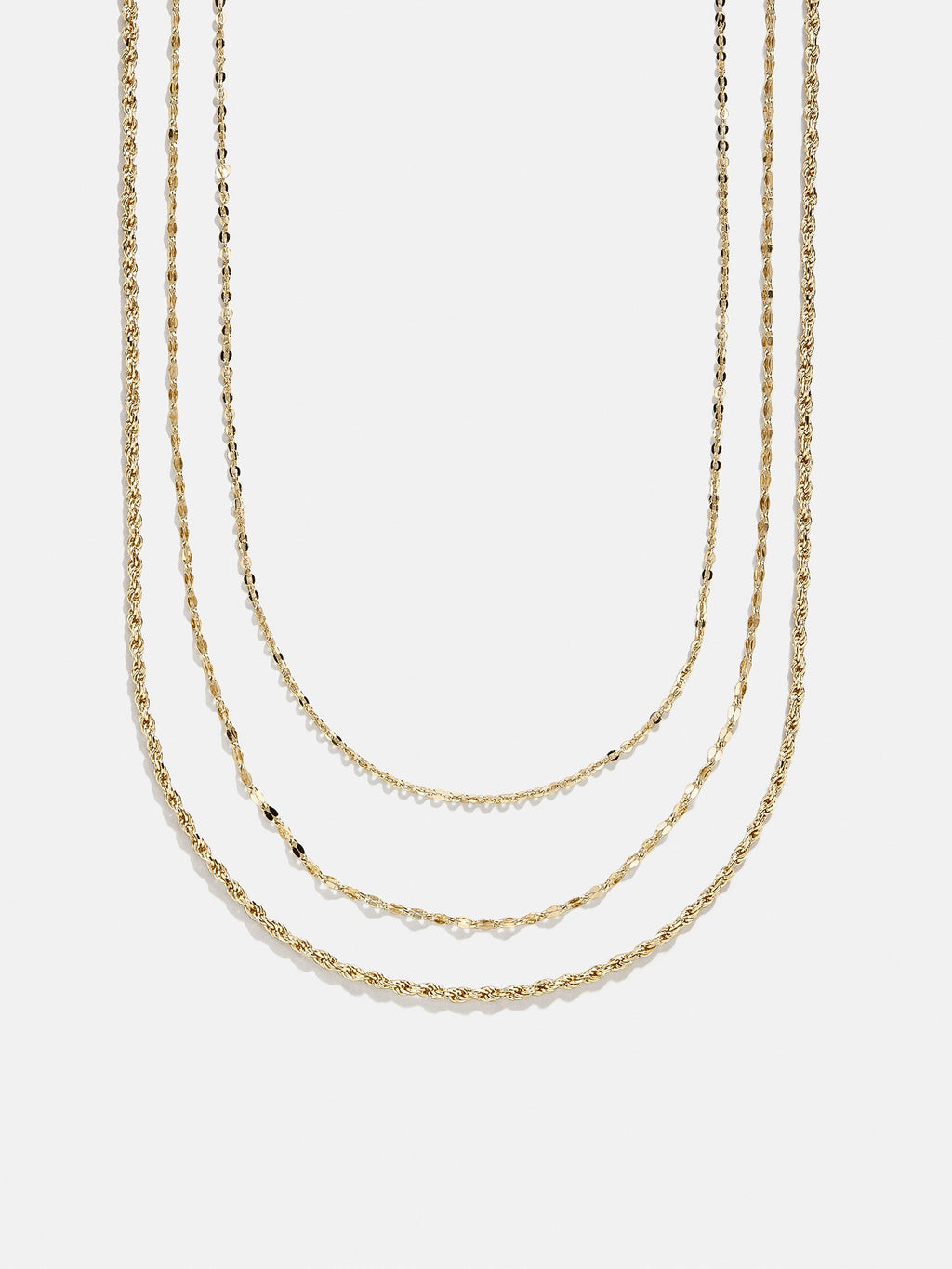 Emma 14K Gold Layered Necklace - Emma 14K Gold Layered Necklace