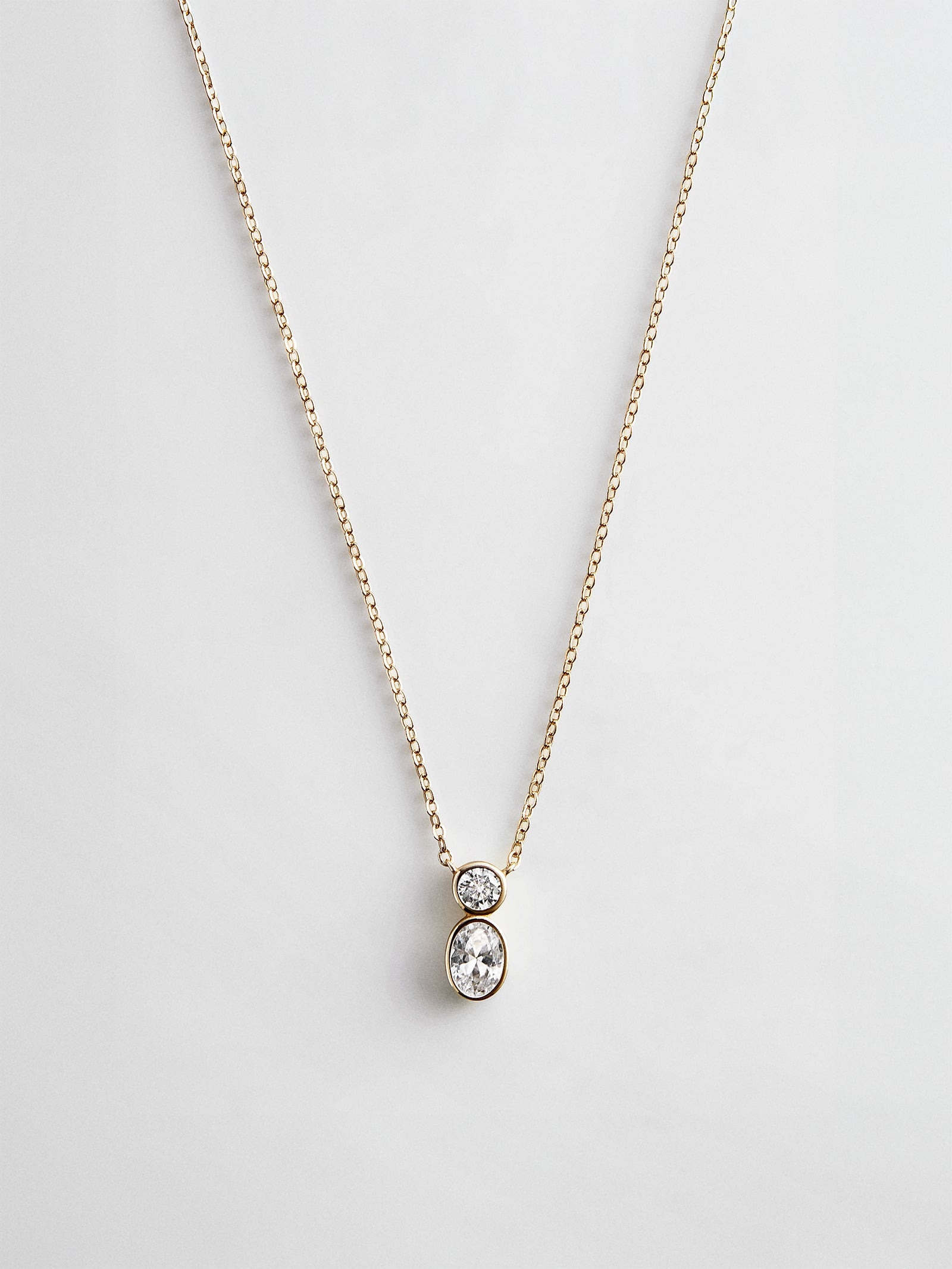 Marysol 14K Gold Necklace - Gold/Pavé