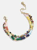 Disney Mickey Mouse Semi-Precious Layered Bracelet - Dark Multi
