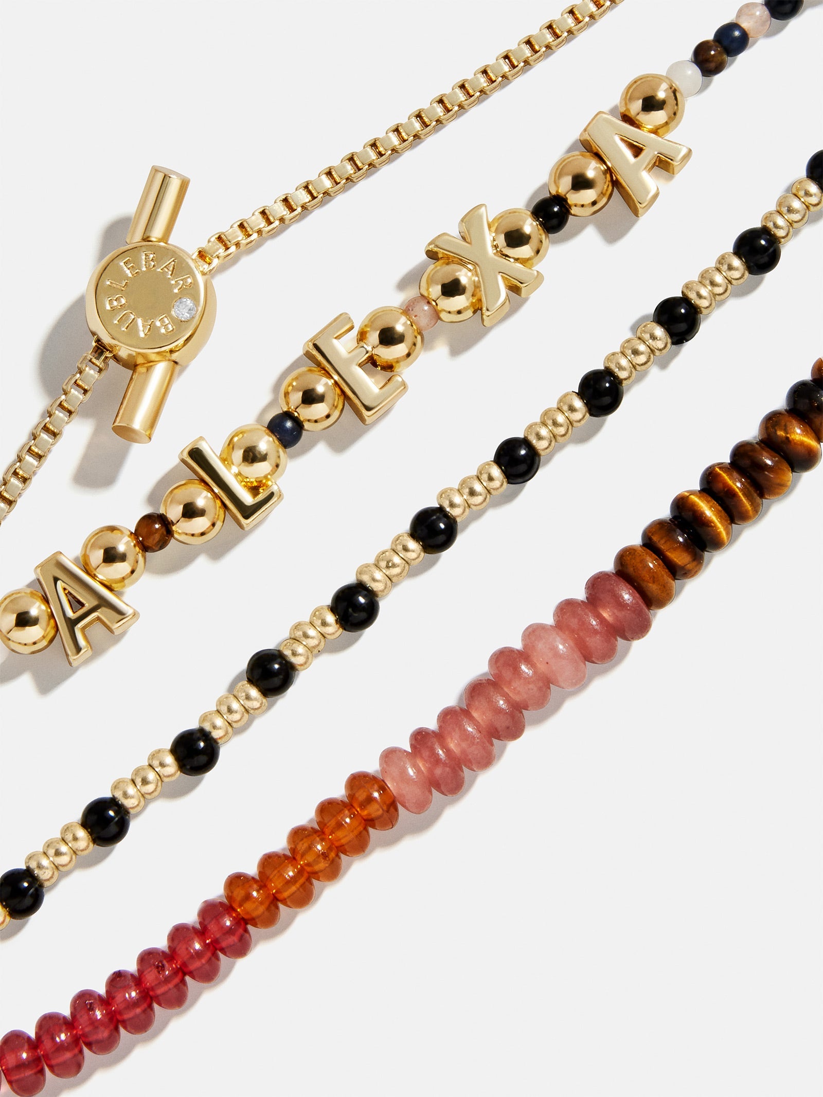 Rowan Semi-Precious Custom Layered Bracelet - Bali