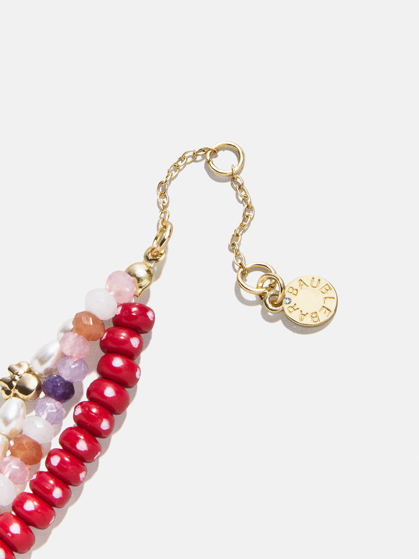 Disney Mickey Mouse Semi-Precious Layered Bracelet - Pearl