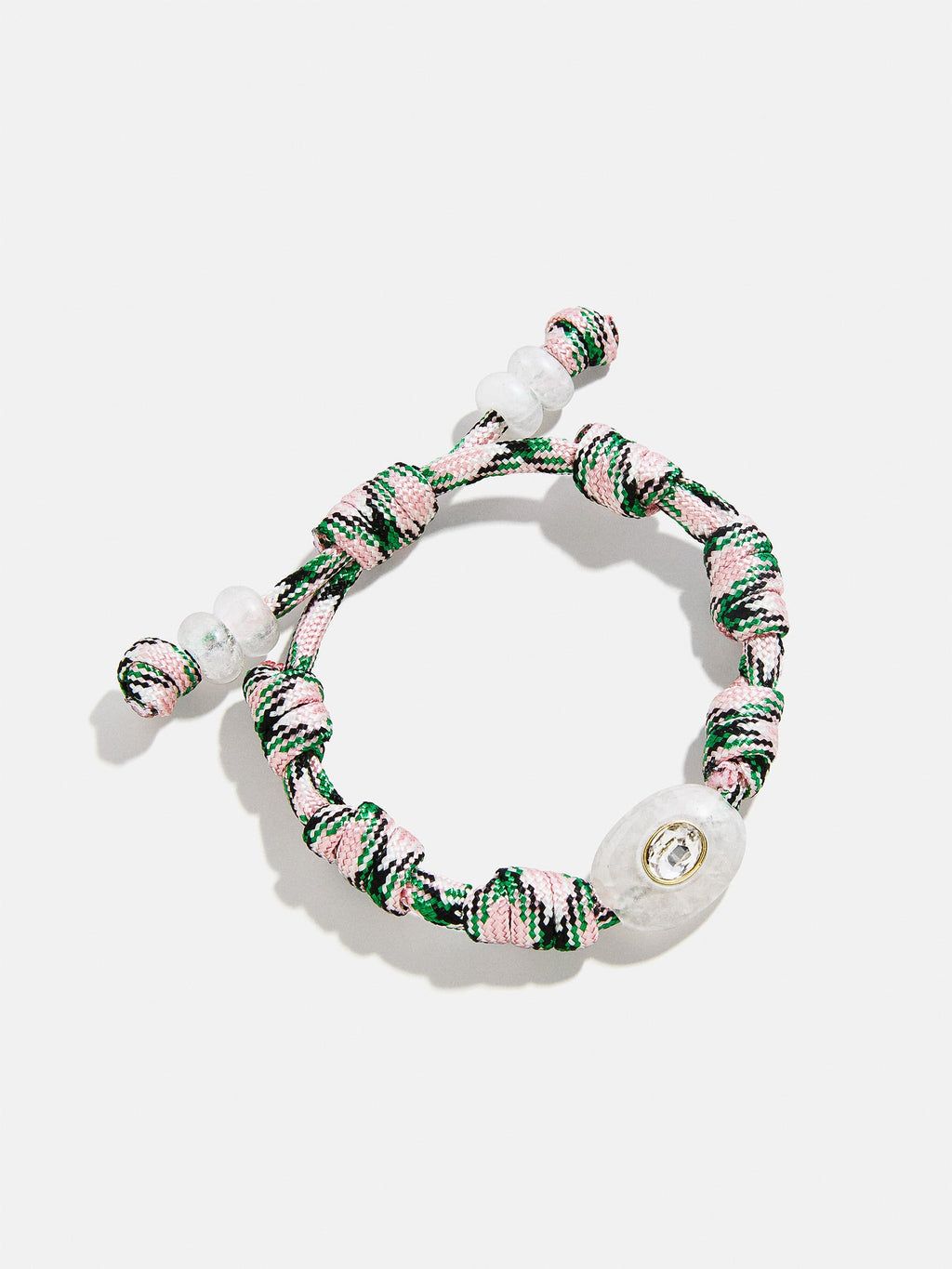 True Aura Semi-Precious Paracord Bracelet - White Quartz