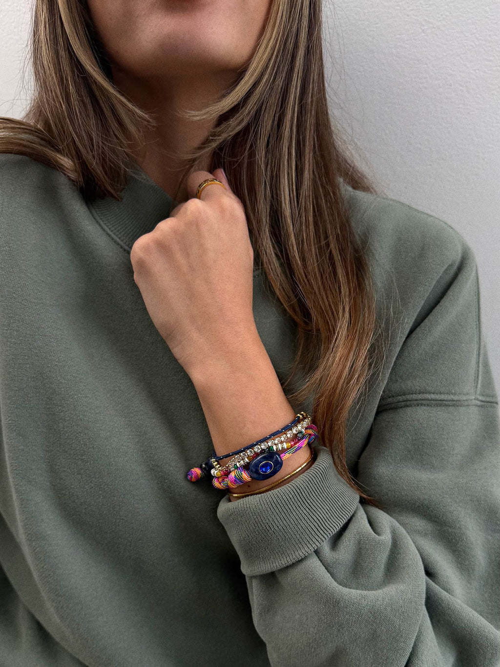 True Aura Semi-Precious Paracord Bracelet - Sodalite