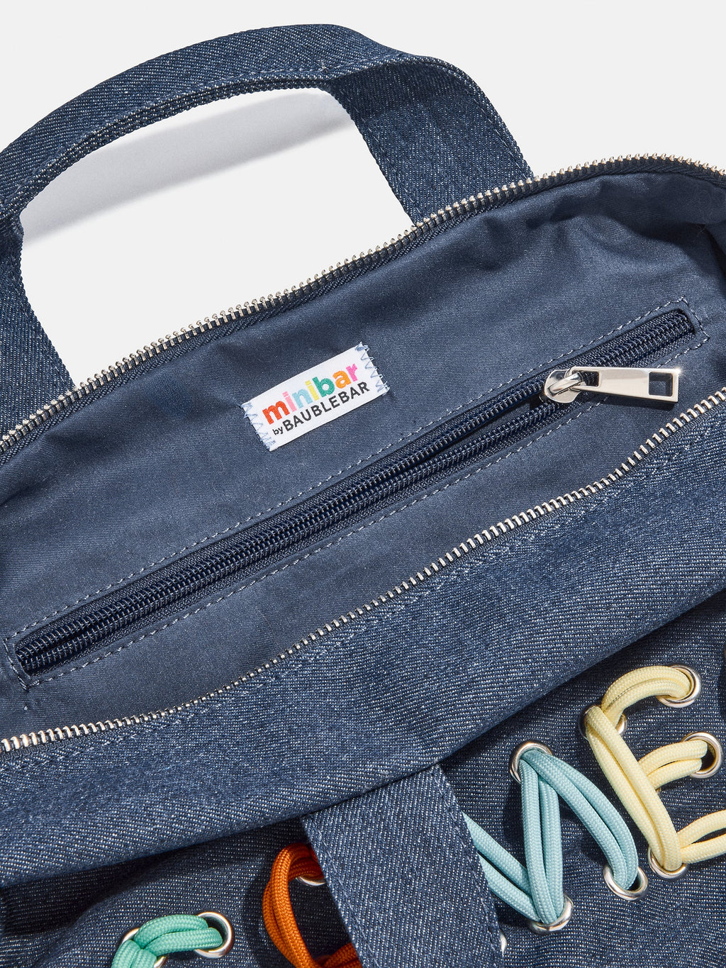 Thready to Go Kids’ Custom Duffle - Dark Denim/Blue Multi