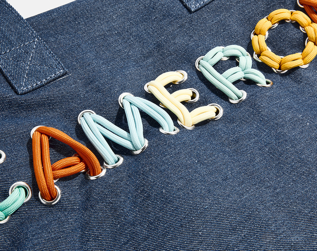 Thready to Go Kids' Custom Duffle - Dark Denim/Multi