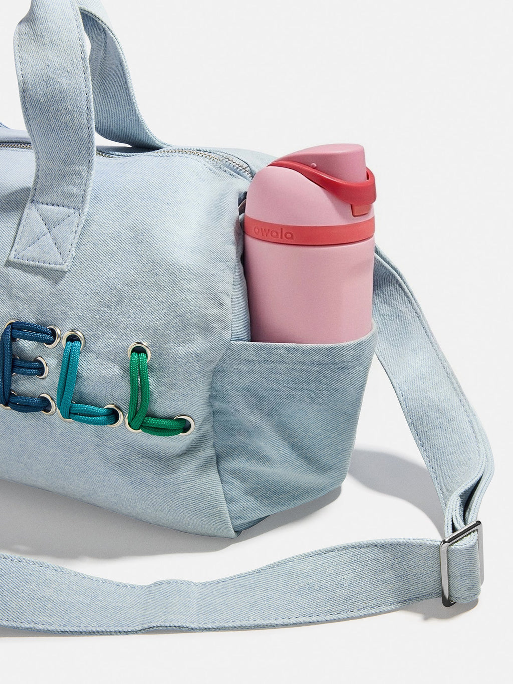 Thready to Go Kids’ Custom Duffle - Light Denim/Blue Multi