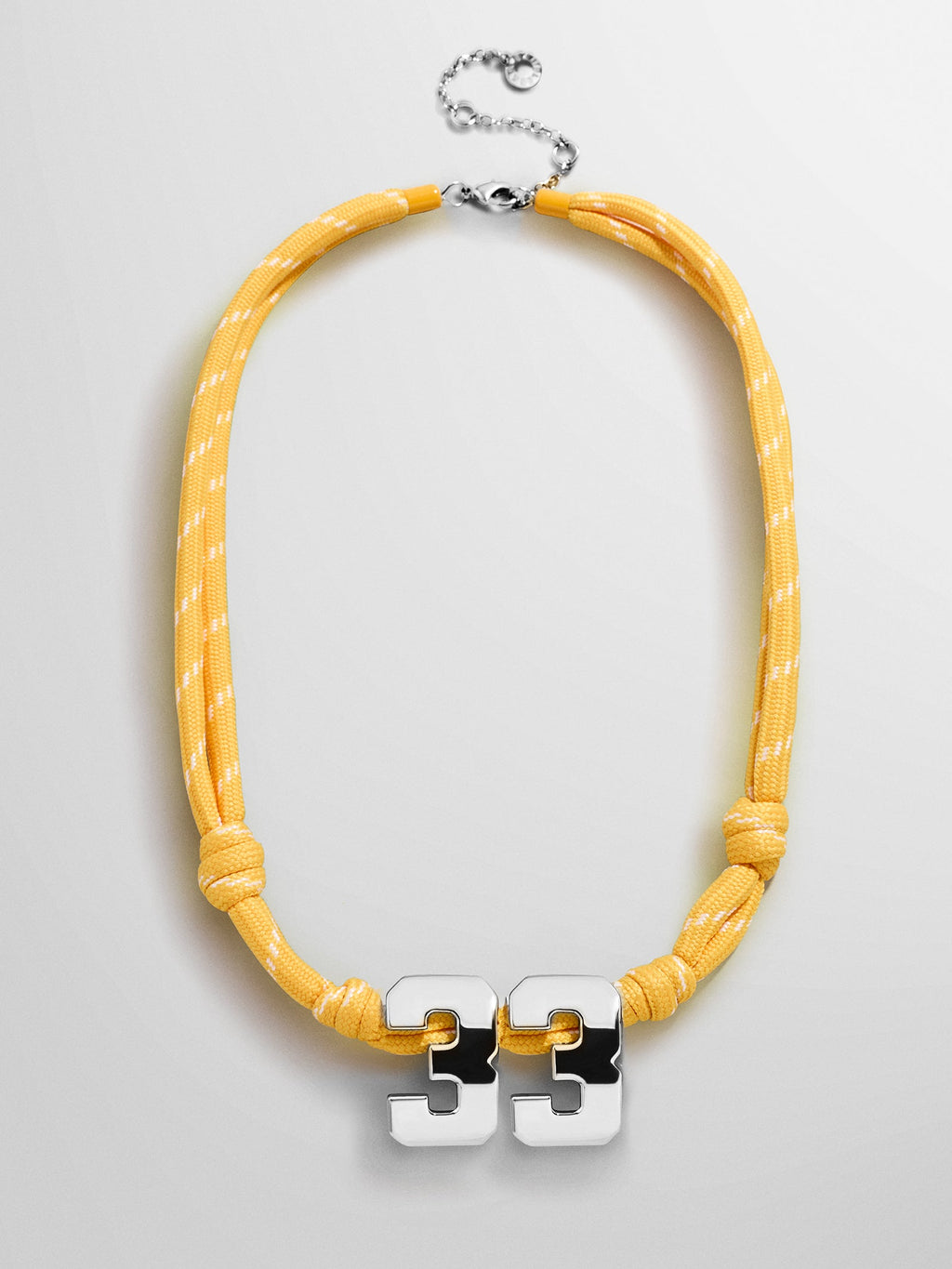 Knotty Varsity Custom Necklace - Marigold Double Digit