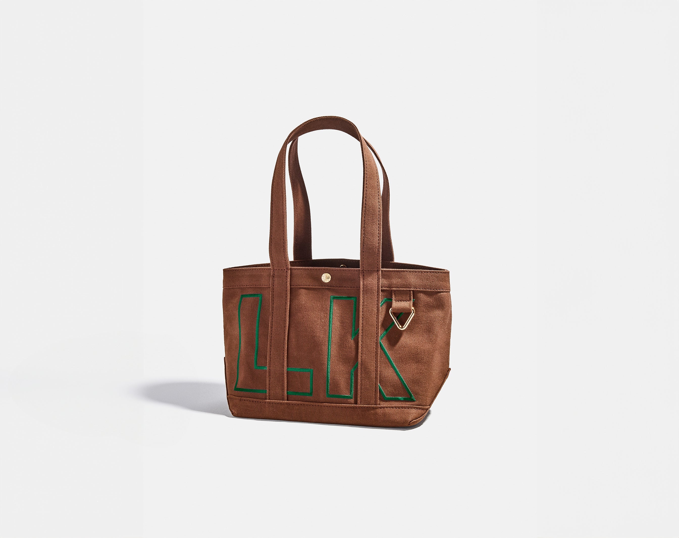 Solid Custom Alpha Tote - Chocolate Brown