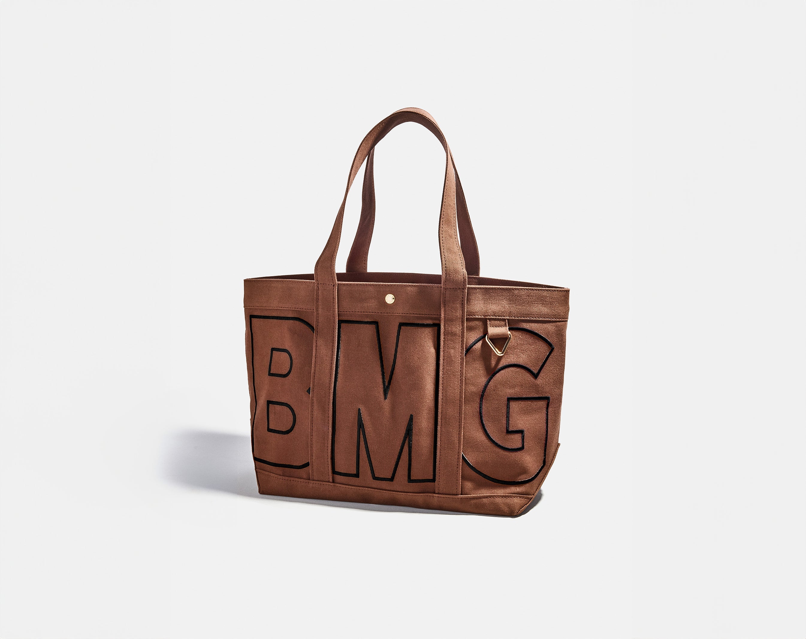 Solid Custom Alpha Tote - Chocolate Brown