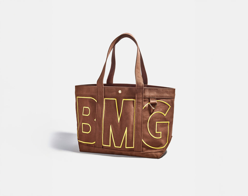 Solid Custom Alpha Tote - Chocolate Brown