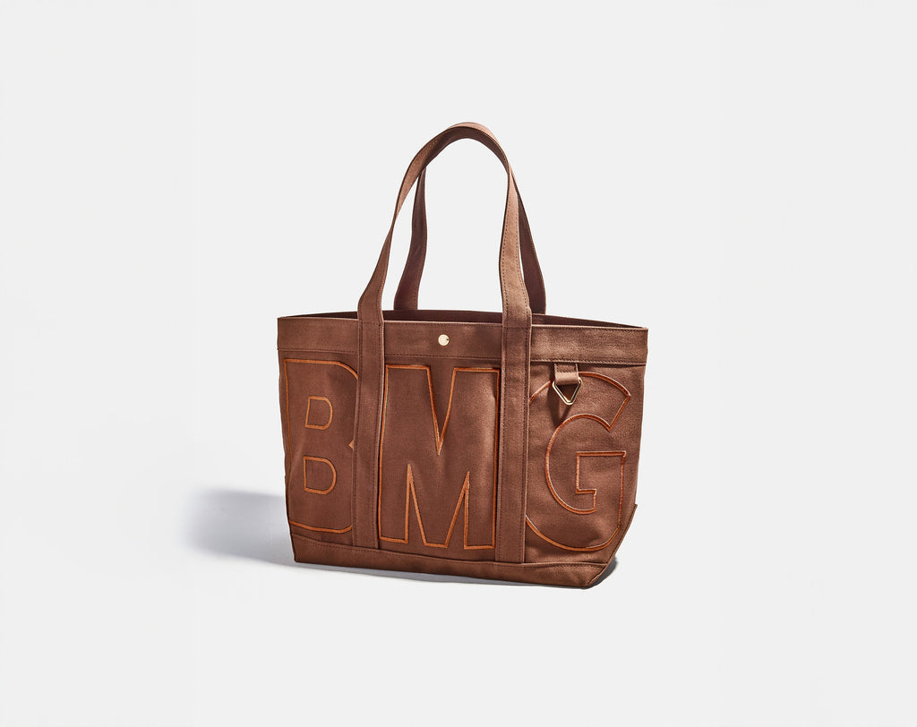 Solid Custom Alpha Tote - Chocolate Brown