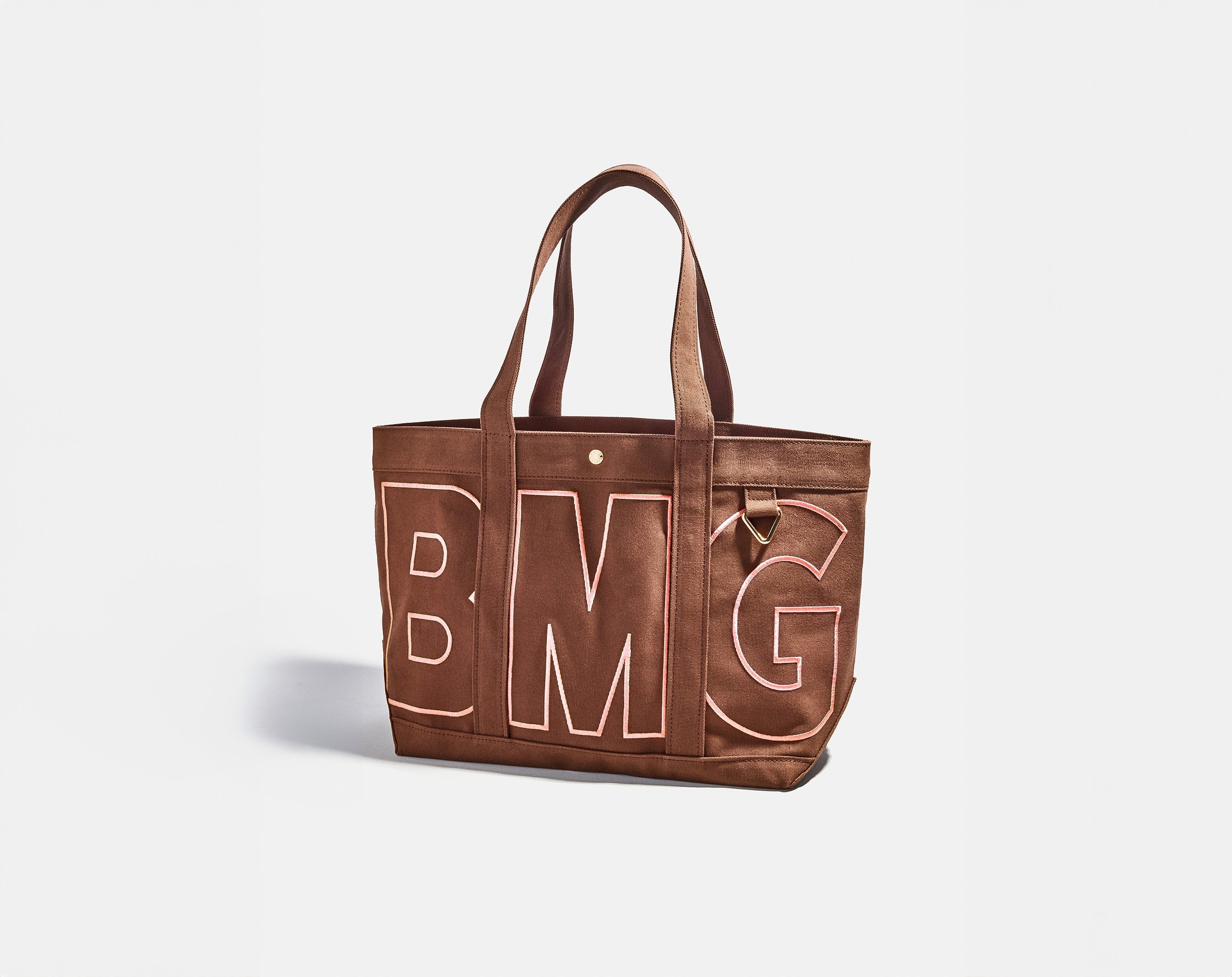 Solid Custom Alpha Tote - Chocolate Brown