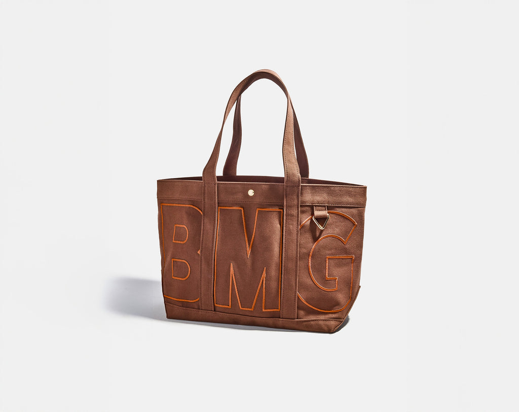 Solid Custom Alpha Tote - Chocolate Brown