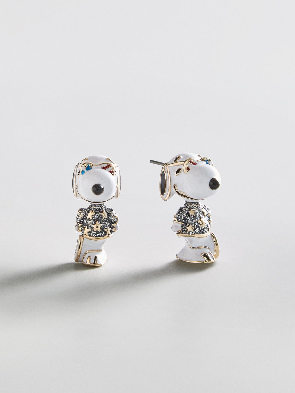 Peanuts Snoopy Americana Earrings - Blue