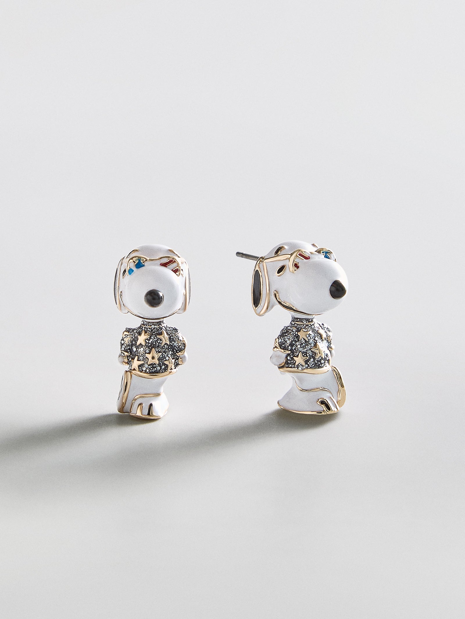 Peanuts Snoopy Americana Earrings - Blue