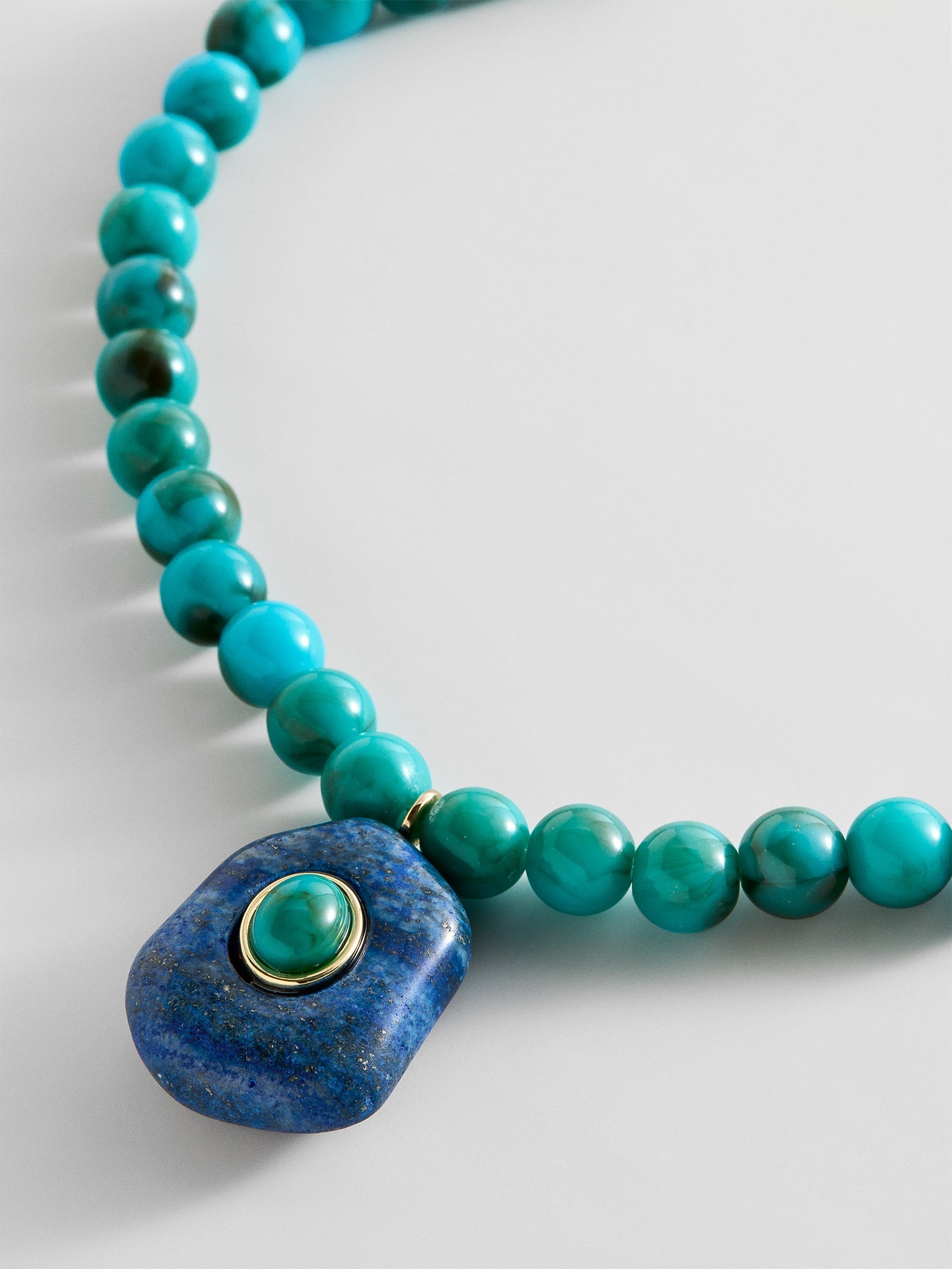 Janelle Semi-Precious Necklace - Turquoise