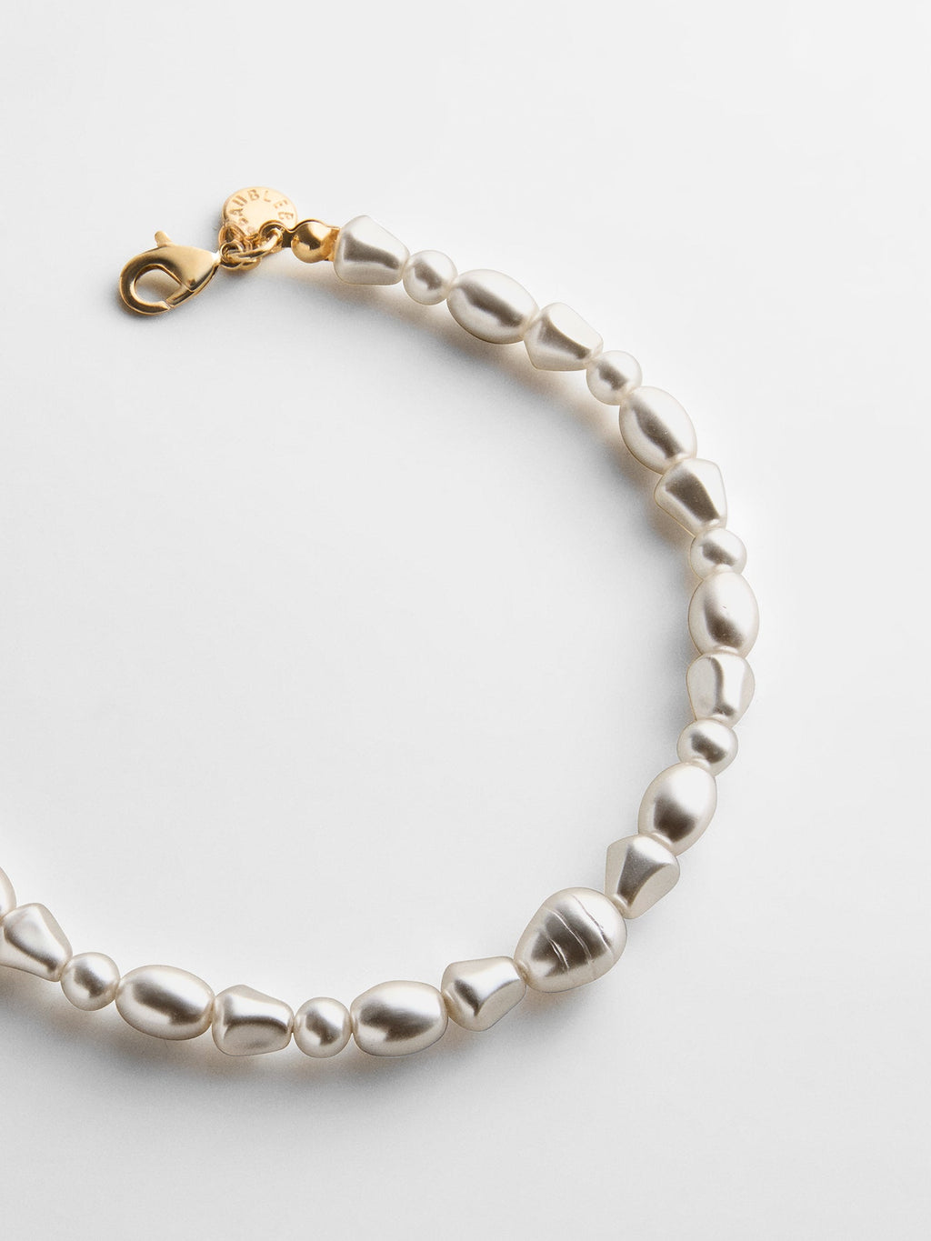 Teagan Waterproof Pearl Anklet - Pearl
