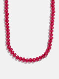 Bead-azzled Kids Necklace - Hot Pink