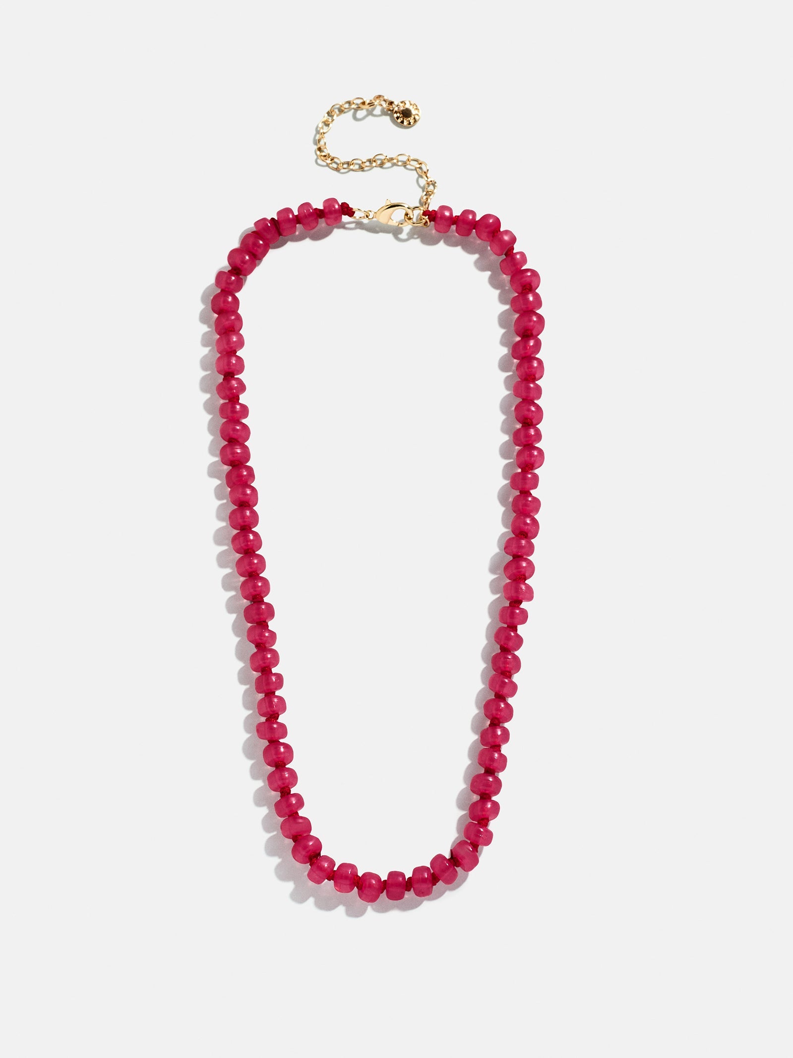 Bead-azzled Kids Necklace - Hot Pink