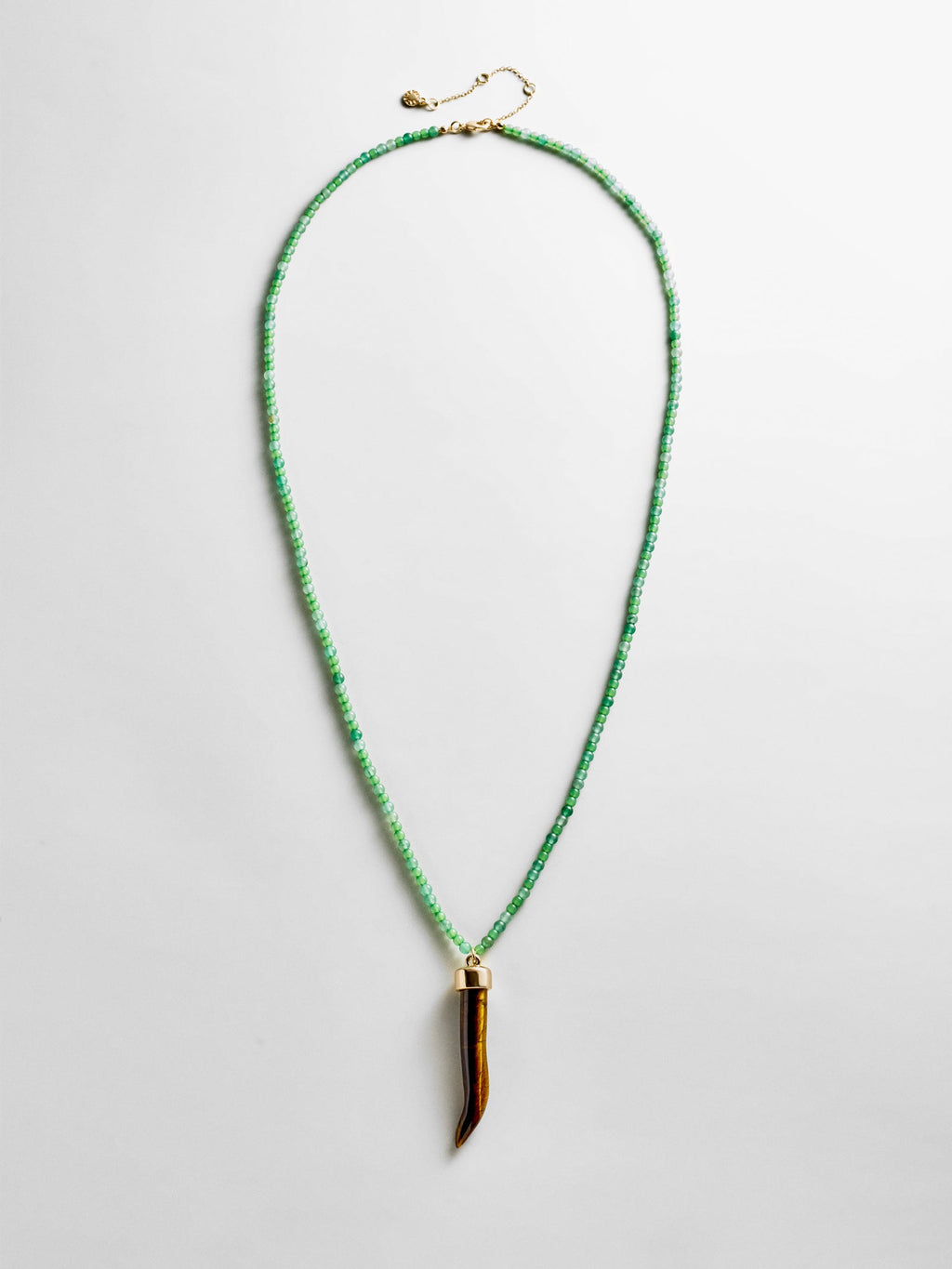 Maeve Semi-Precious Pendant Necklace - Jade