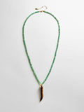 Maeve Semi-Precious Pendant Necklace - Jade