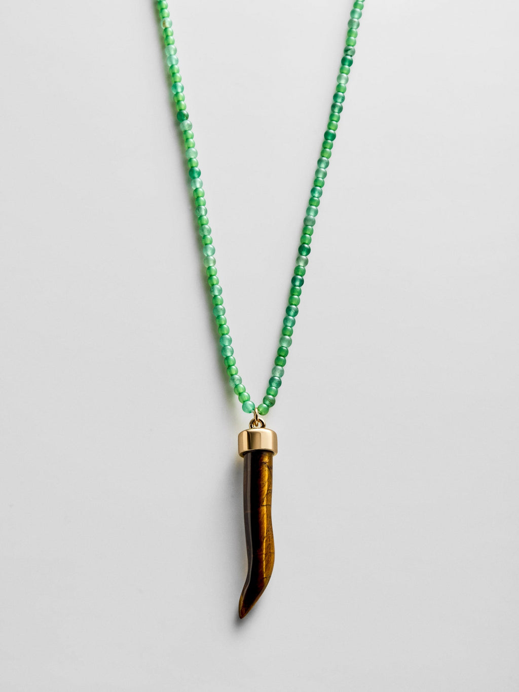 Maeve Semi-Precious Pendant Necklace - Jade