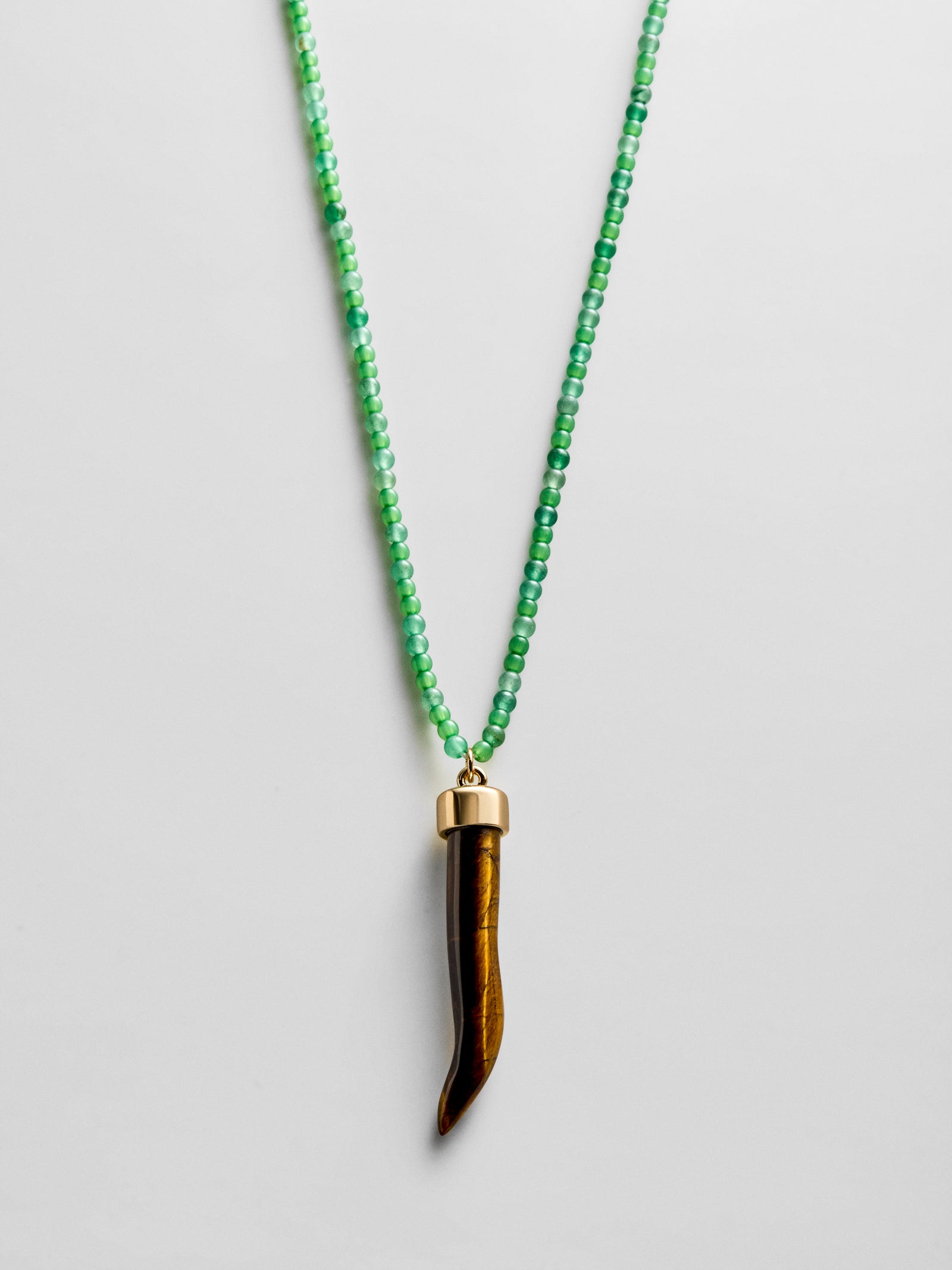 Maeve Semi-Precious Pendant Necklace - Jade