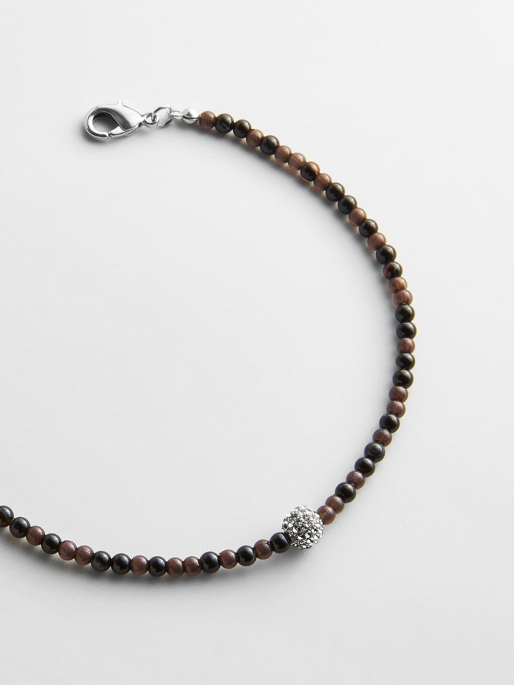 Kyanna Semi-Precious Waterproof Anklet - Onyx