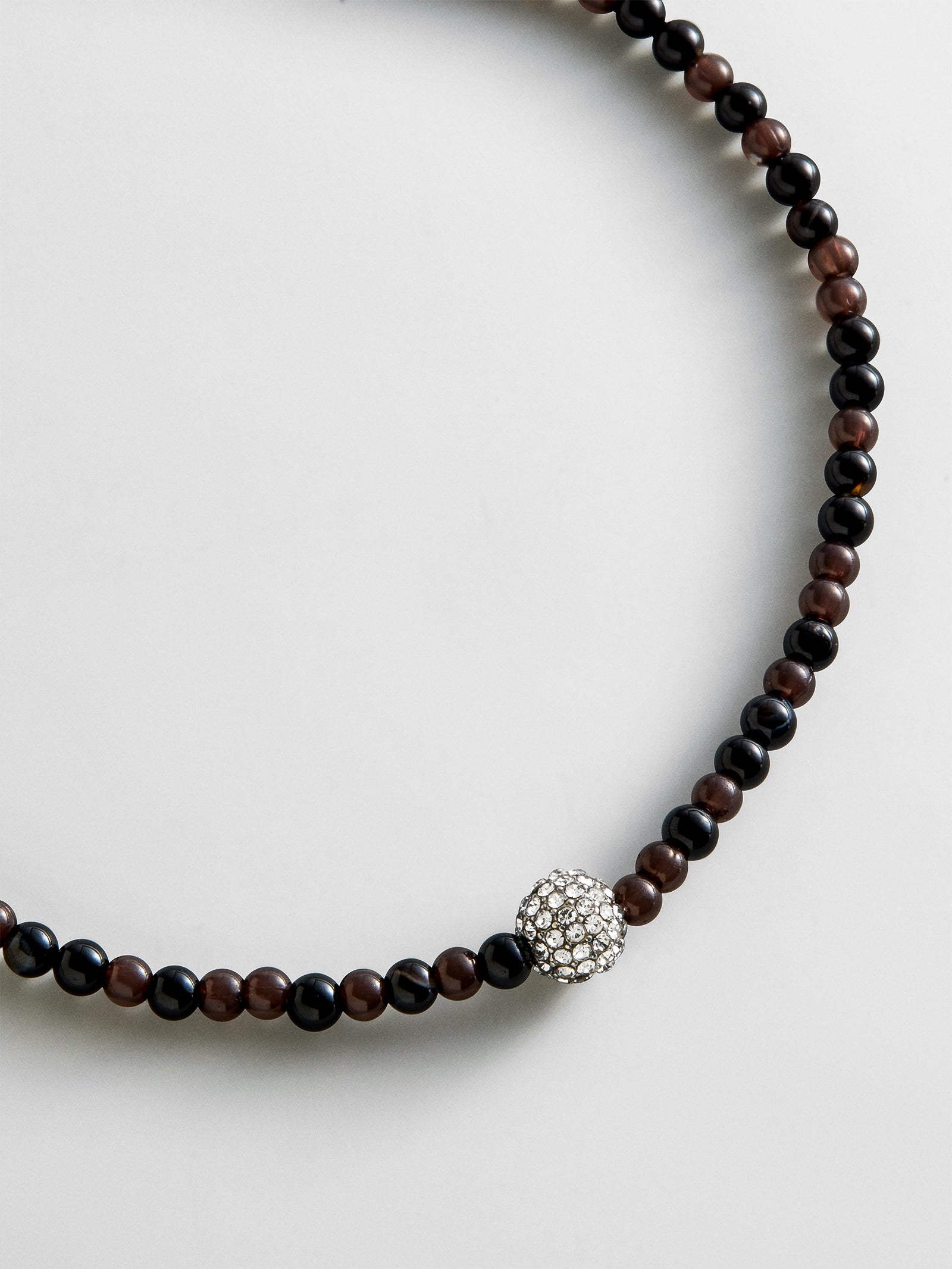 Kyanna Semi-Precious Waterproof Anklet - Onyx