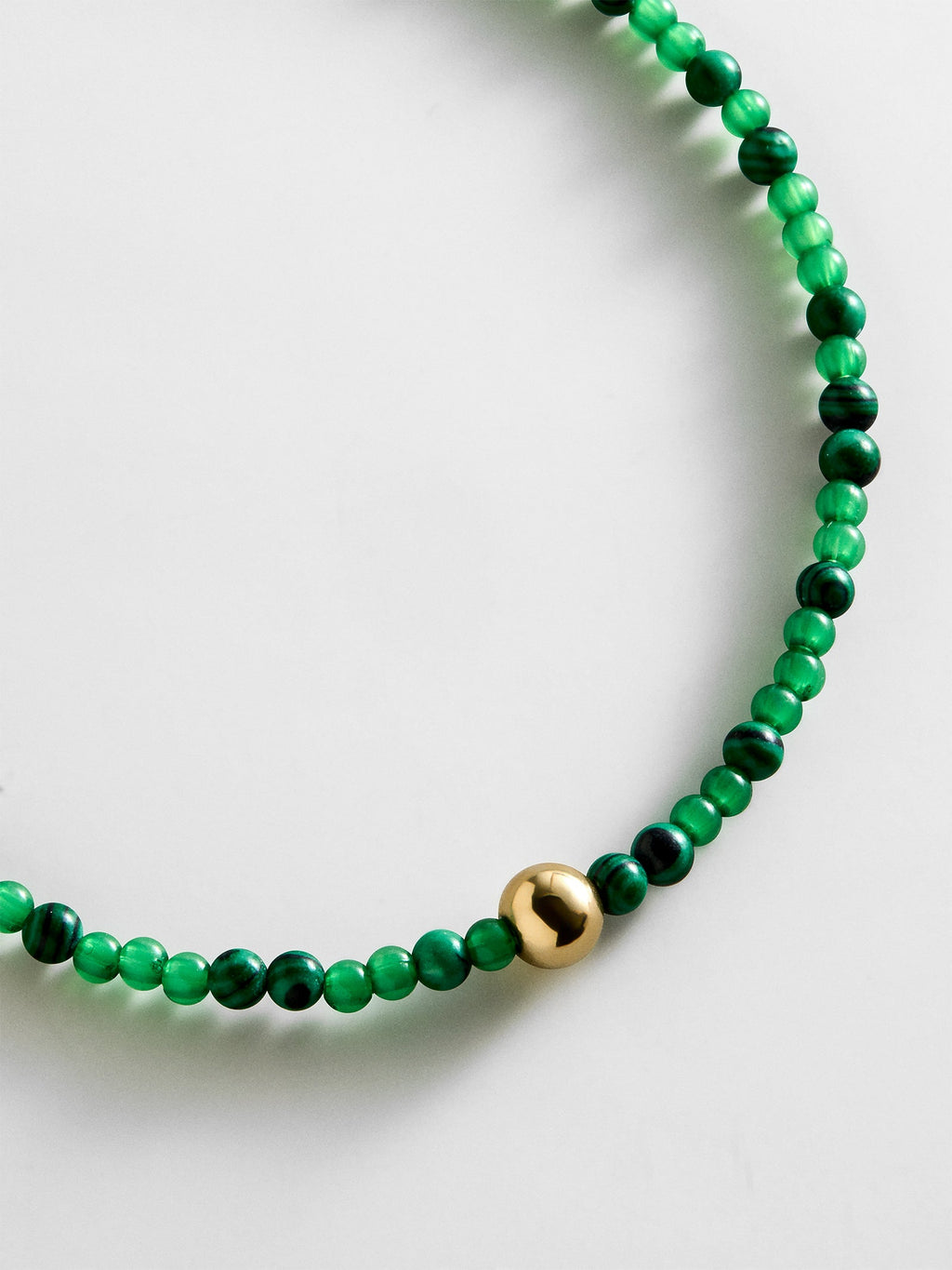 Kyanna Semi-Precious Waterproof Anklet - Malachite