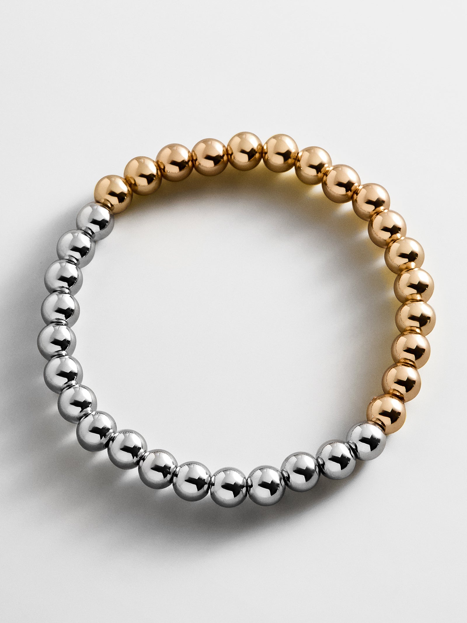 Chelsea Pisa Bracelet - Half Gold/Half Silver