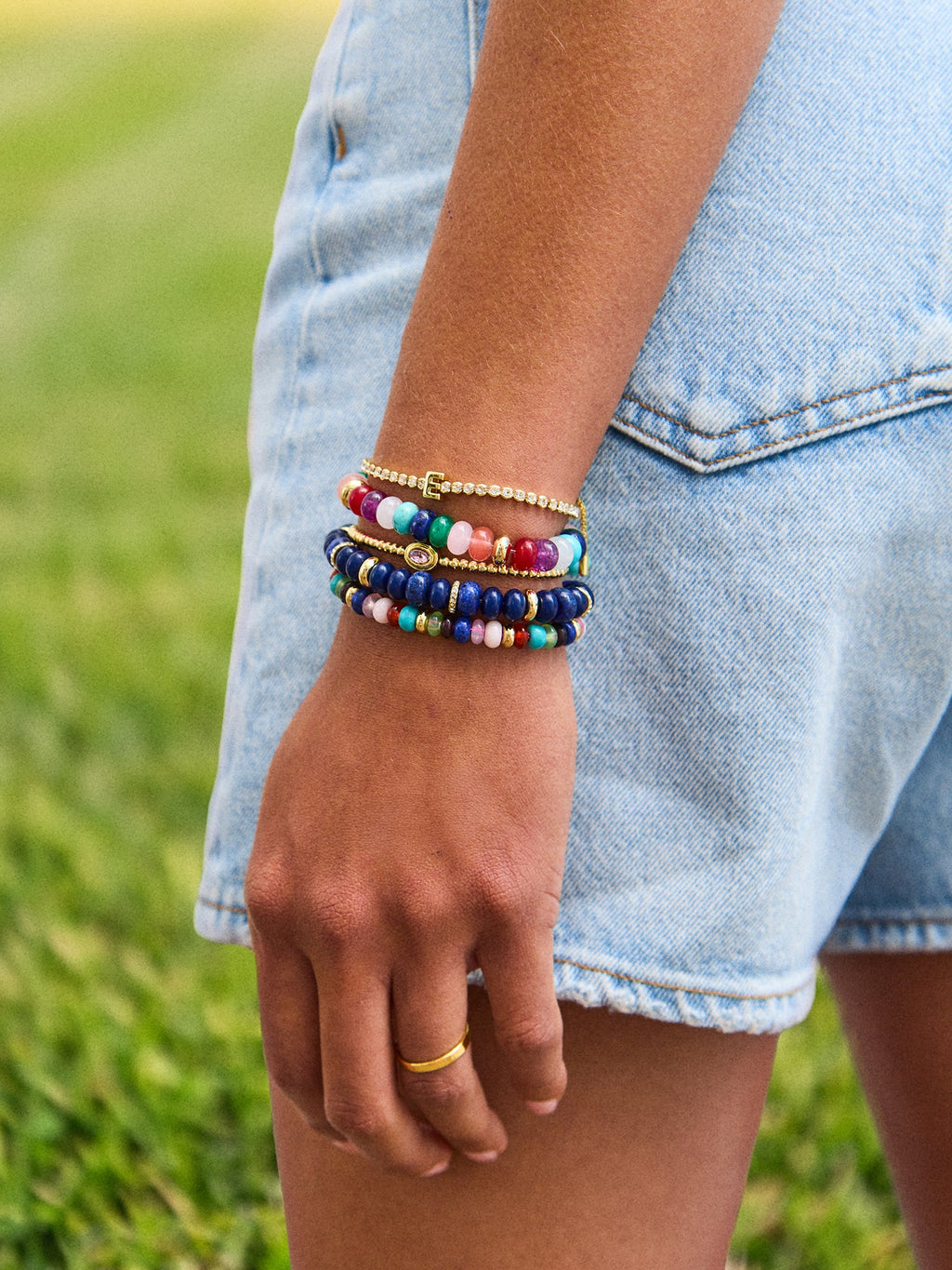 Kennedy Semi-Precious Bracelet - Dark Multi