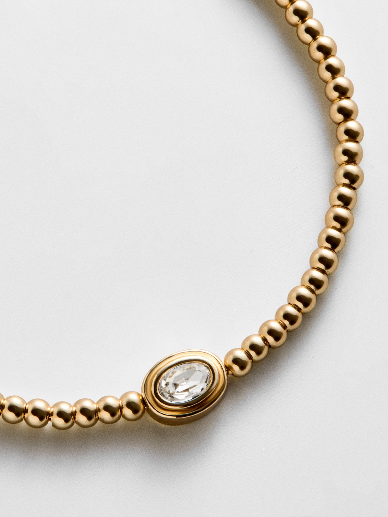 Valerie Bezel Pisa Bracelet - Crystal