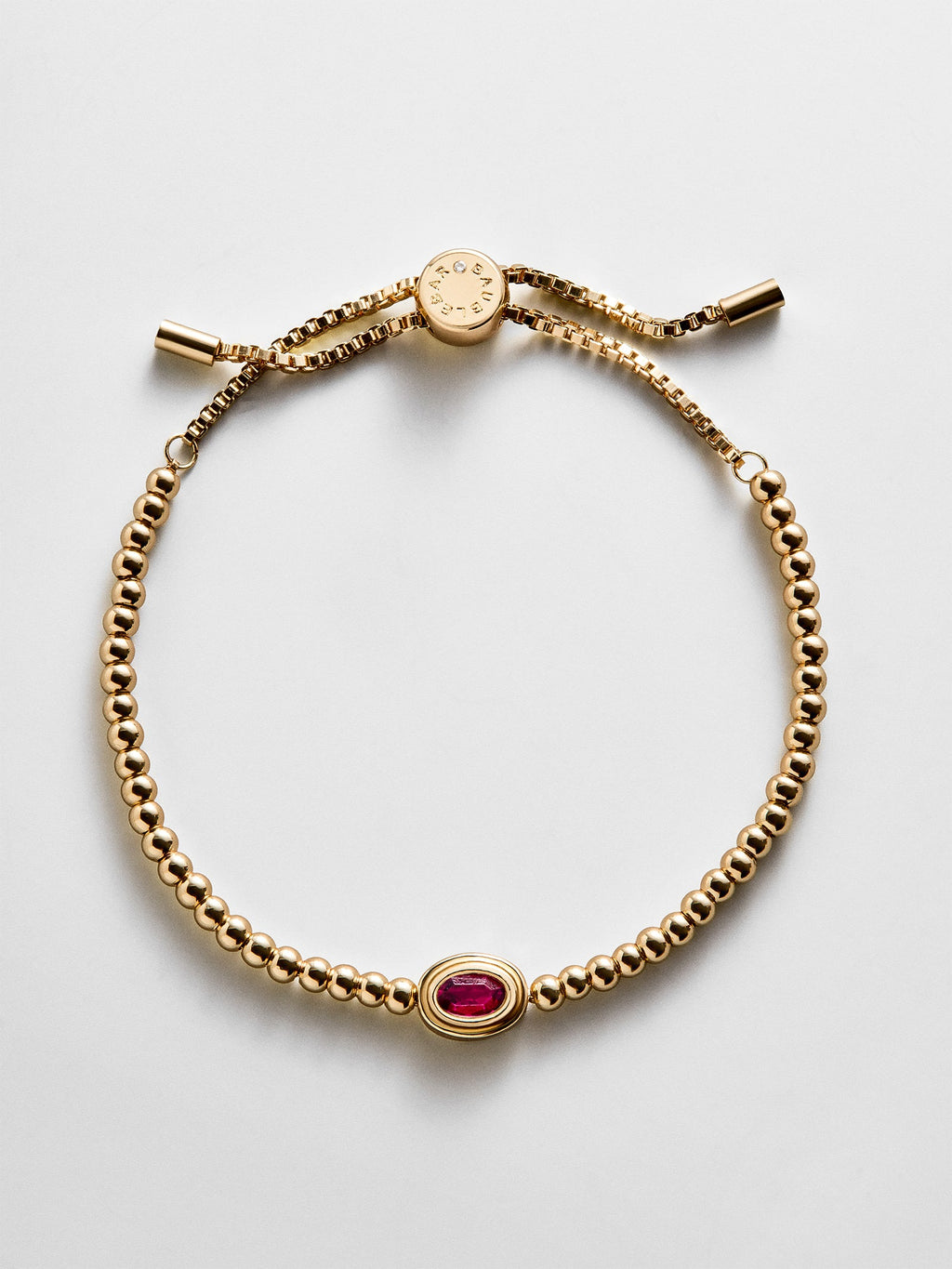 Valerie Bezel Pisa Bracelet - Ruby