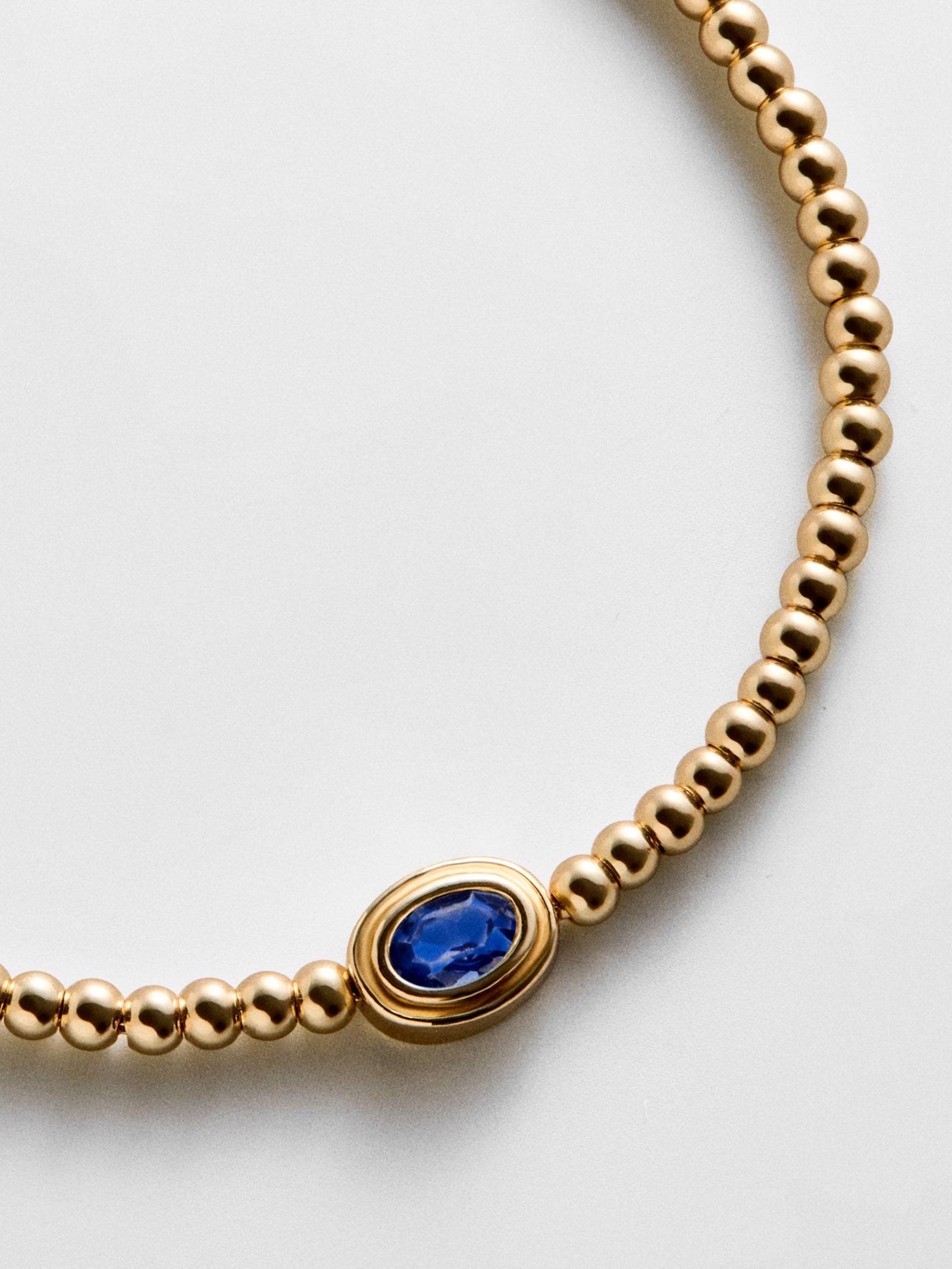 Valerie Bezel Pisa Bracelet - Sapphire