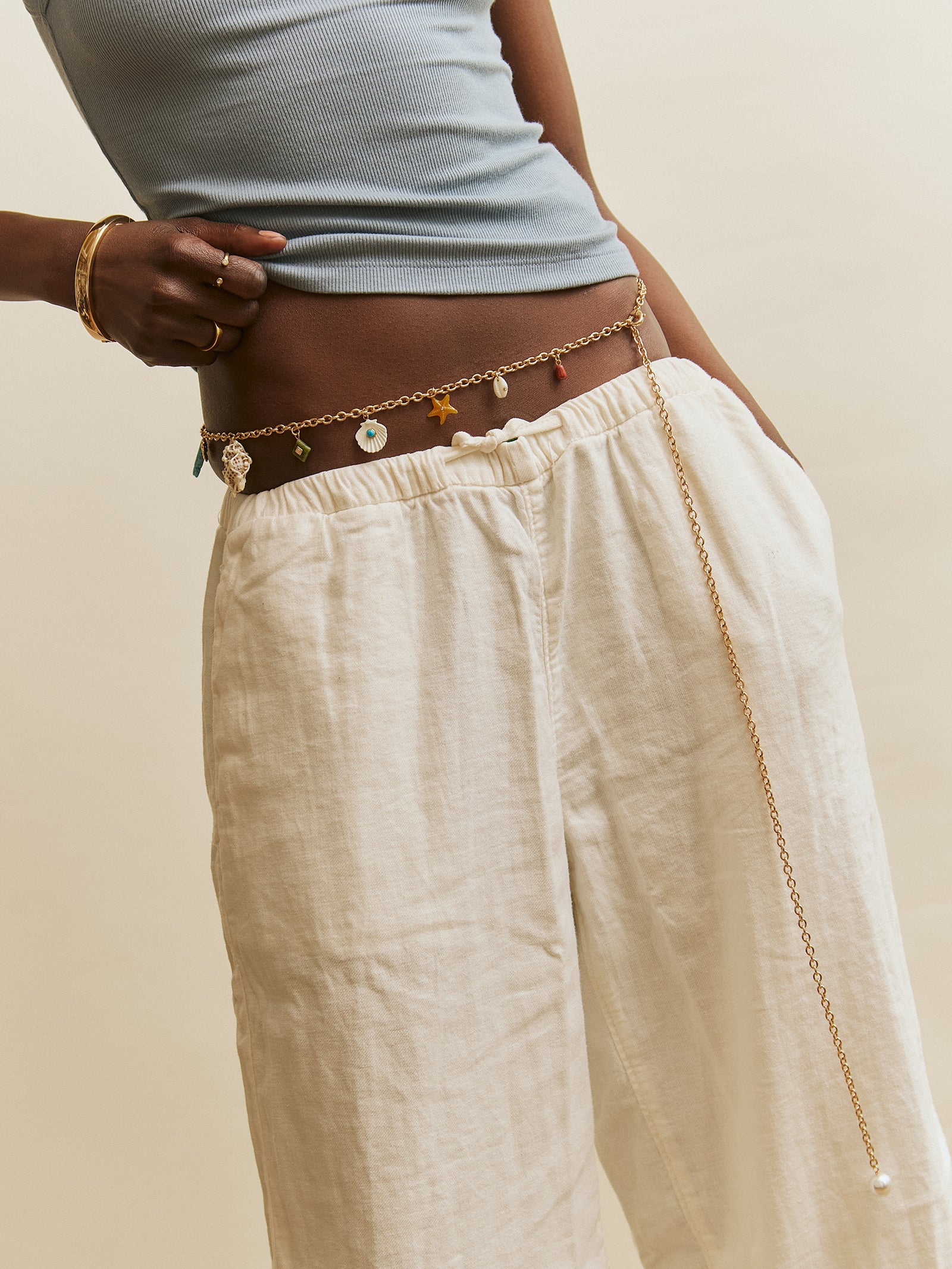 All At Sea Belly Chain - Gold