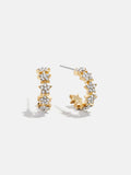 Shining Star Kids' Earrings - Gold/Pavé