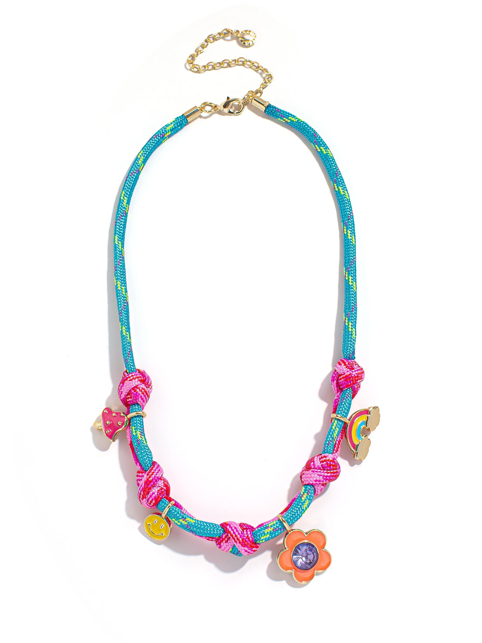 Knotty But Nice Kids Charm Necklace - Flower