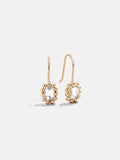 Fiona Kids' Drop Earrings - Gold/Pavé